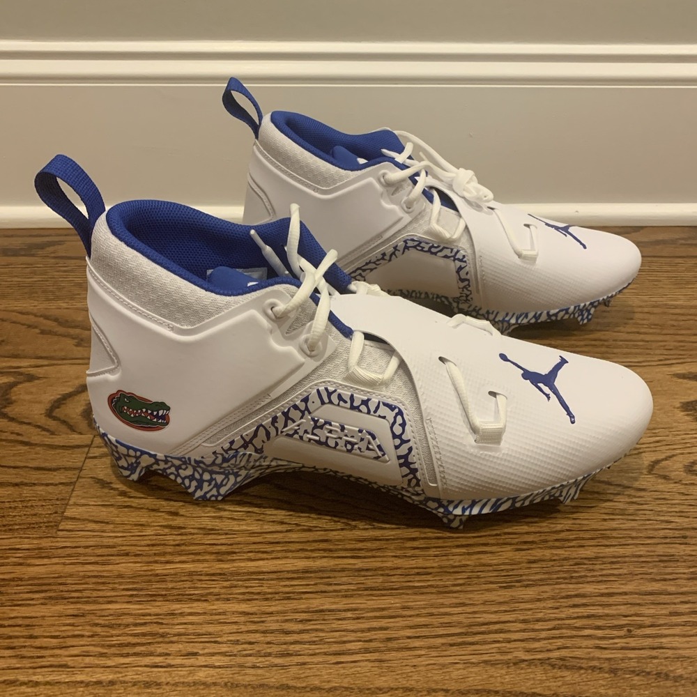 Nike Jordan Florida Gators Alpha Menace Pro 3 Cleats Men's Size 13.5 DH3366-112